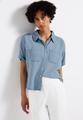 Denim Lyocell Hemdbluse 36 - Light Blue Soft Wash