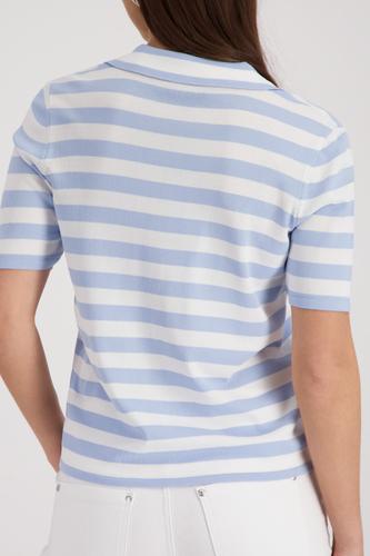 Polo-Pullover mit Streifen 44 - Sea Side Ringel