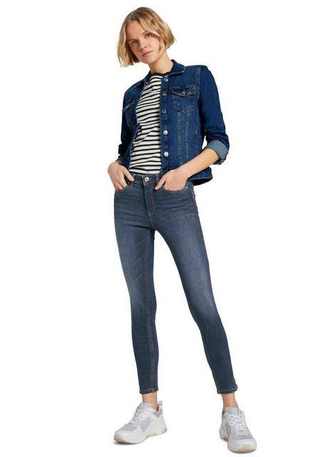 Jeansjacke mit Bio-Baumwolle S Regular Fit - Used Mid Stone Blue Denim