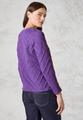 Shirt mit 3D Strukturmuster XL - Wild Lilac