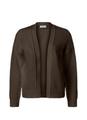 Strick Cardigan 1/1 Arm Modern Fit - Dark Chocolate