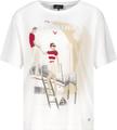 T-Shirt mit Segelboot-Zeichnung 36 - Cream