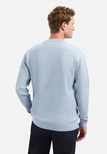 Pullover Crewneck Rib XXL Regular Fit - Dusty Blue