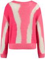 Pullover mit Farbmuster 44 Lässige Passform - Cherry Red Gemustert