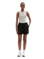 Paperbag-Shorts mit TENCEL™ Lyocell XS Relaxed Fit - Deep Black