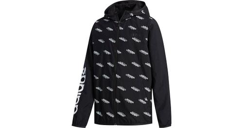 ADIDAS Kinder Schlupfjacke YA FAV WB 140 in Schwarz