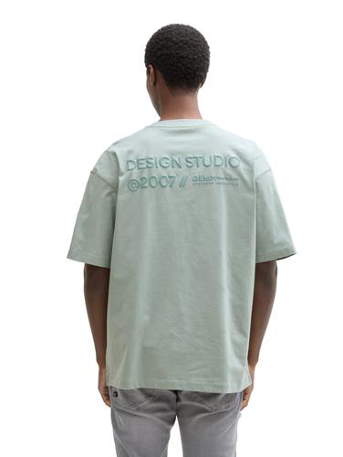 Oversize T-Shirt mit Rückenprint XL Oversized Fit - Light Ice Blue