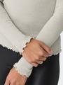 ONLEMMA LS GLITTER TOP JRS NOOS S Normal geschnitten - Pumice Stone