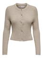 -ONLKATIA LIFE LS BUTTON CARDI KNT NOOS S Normal geschnitten - Mocha Meringue