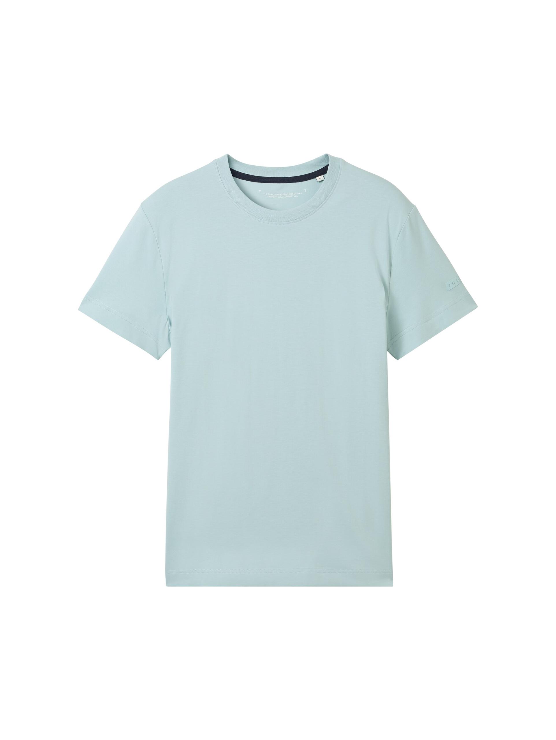 Basic T-Shirt XXXL Slim Fit - Dusty Mint Blue