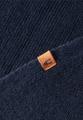 Strickschal aus reiner Baumwolle Blau OS