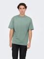 ONSFRED LIFE RLX SS TEE NOOS L Locker geschnitten - Iceberg Green
