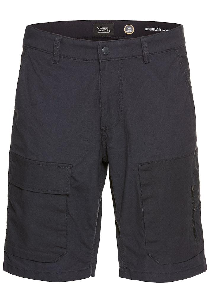 Cargo Shorts mit Ripstop-Kontrast Blau 31IN
