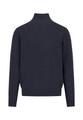 Troyer-Zip, Merino Cashmere 3XL Casual Fit - Navy