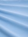 Basic T-Shirt mit Print M Regular Fit - Light Blue