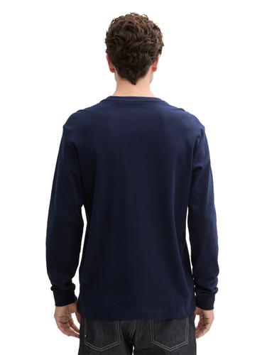 Langarmshirt aus Baumwolle XL Regular Fit - Sky Captain Blue