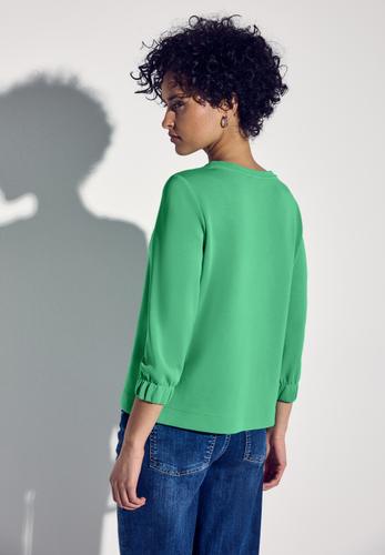 Silk-Look Shirt Grün 42