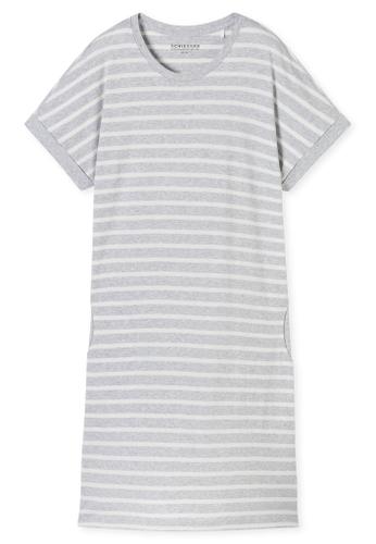 Nachthemd kurzarm, 95 cm Grau 44