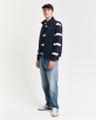 Gesteppte Windcheater Weste Blau S