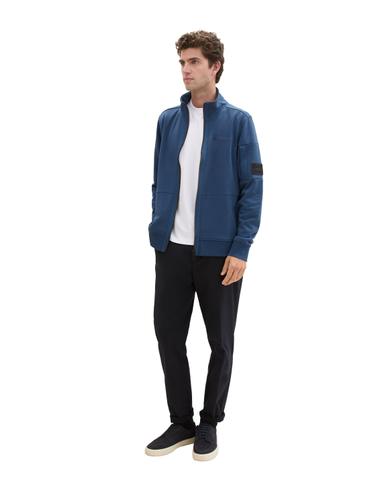 Sweatjacke mit Stehkragen XXXL Regular Fit - Nighttime Blue
