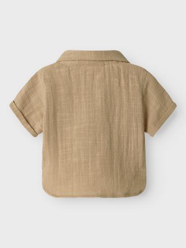 NBMDAWSON SS LOOSE SHIRT LIL 56 Locker geschnitten - Taos Taupe
