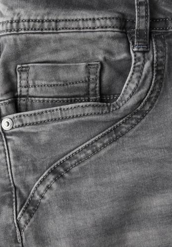 Casual Fit Jeansshorts 27 - Mid Grey Used Wash