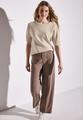 Silk-Look T-Shirt 42 - Cotton Beige