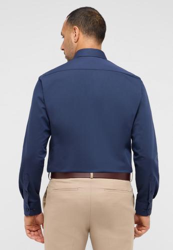 Performance Shirt Twill-Stretch Langarm 40/Langarm - 65cm MODERN FIT - Navy