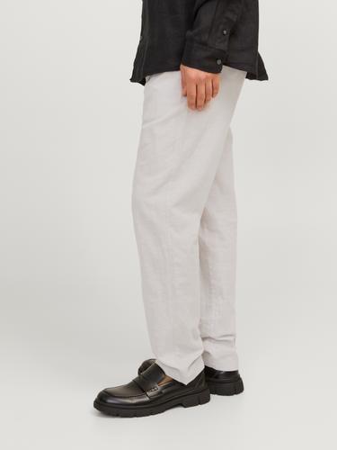 JPSTACE SUMMER LINEN BLEND CHINO PANT SN 34/32 Verjüngt - Crockery