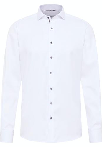 Cover Shirt Twill Langarm Weiß 39/Langarm - 65cm