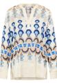 Bluse Viskose Langarm Beige 38/Langarm