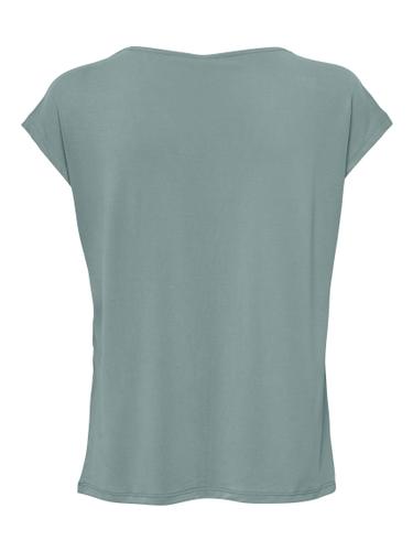 ONLFREE LIFE S/S MOD.V-NECK TOP JRS NOOS S Normal geschnitten - Abyss