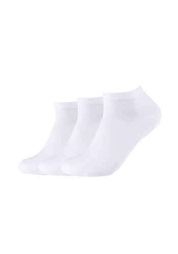 Unisex Sneaker Socken (3 Paar) - Weiß / 39-42