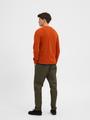 SLHNEWCOBAN LAMBS WOOL CREW NECK XXL Normal geschnitten - Bombay Brown