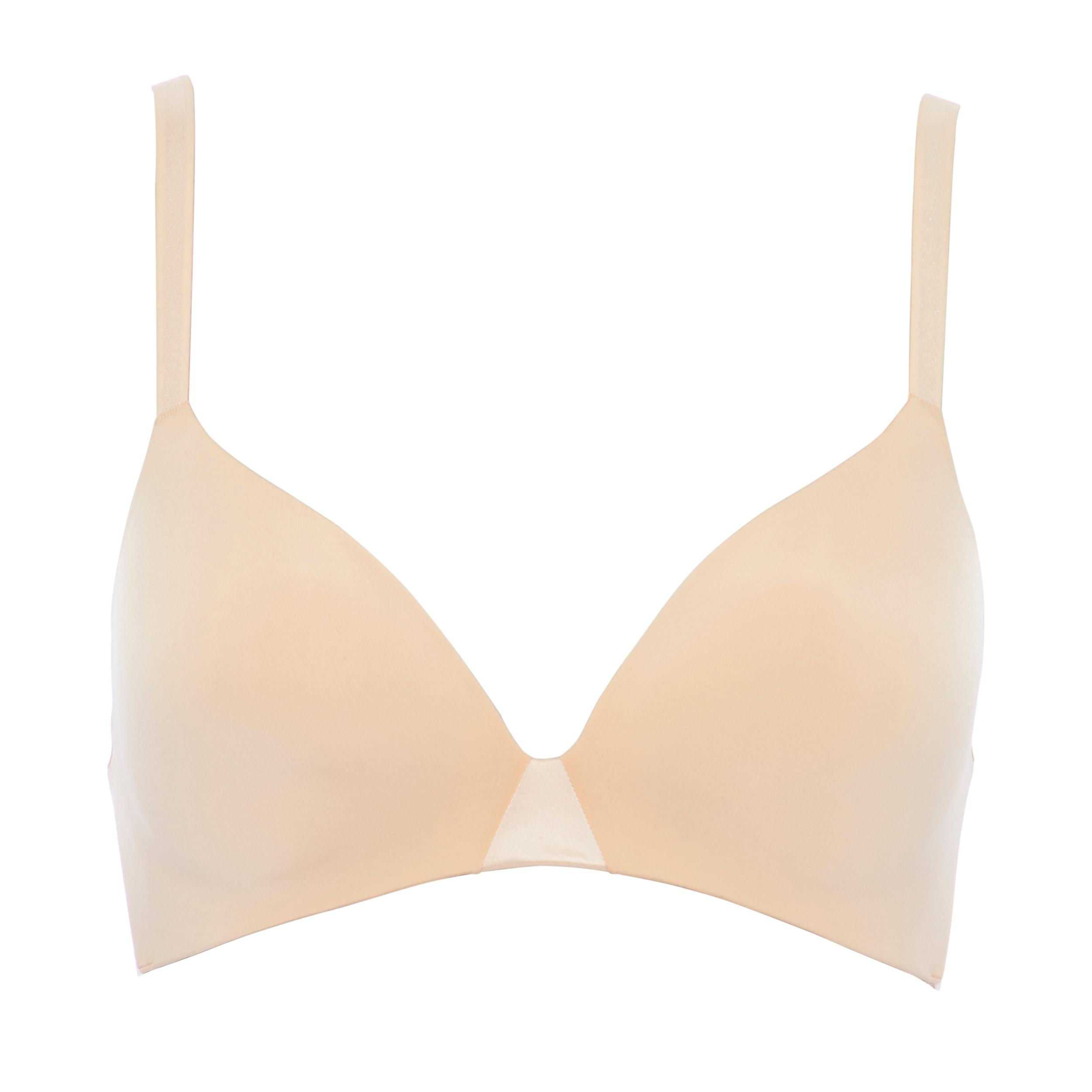 Essentiall Triangel T-Shirt-BH L - Golden Beige