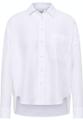 Linen Shirt Bluse Leinen Langarm Weiß 38/Langarm