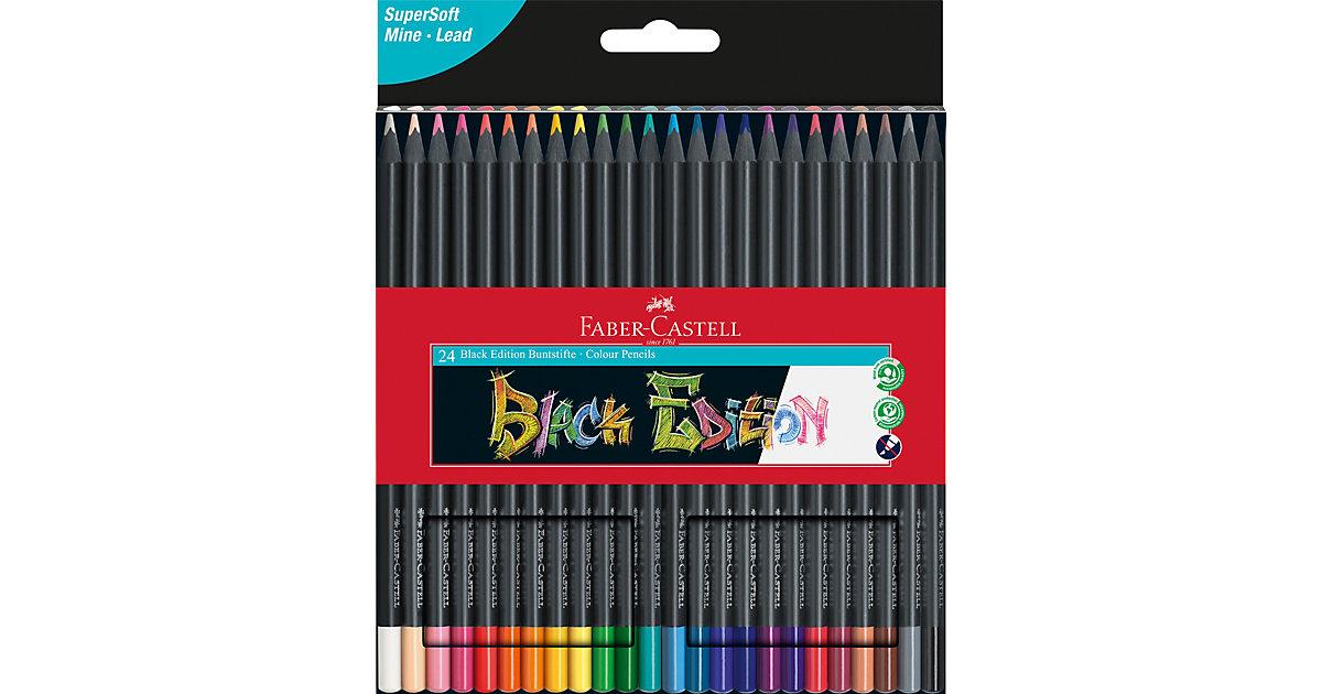 Buntstifte Black Edition, 24 Farben