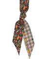 Schal Twilly aus Seide mit FRAAS Plaid Karo und Tier-Print OS - Caviar