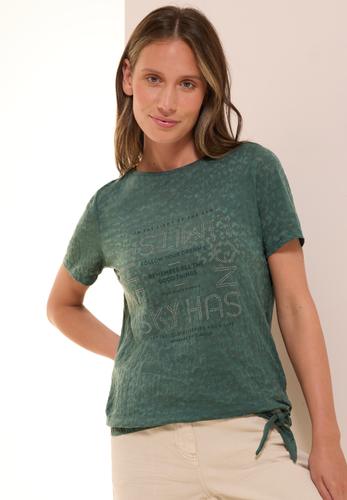T-Shirt mit Schmucksteinen S - Dark Balmy Khaki