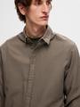 SLHSLIMOWEN-FLANNEL SHIRT LS NOOS Grau XXL