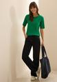 Basic Rippstruktur T-Shirt L - Garden Green