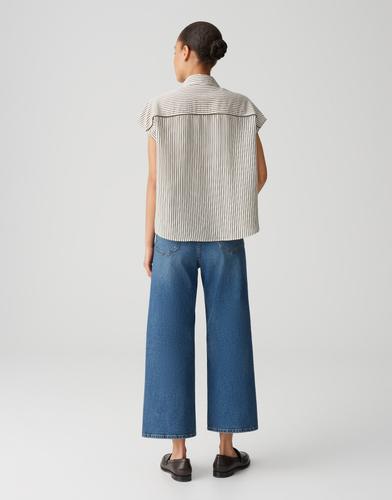 Bluse "Famella" - Oliv / 36