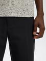 SLH196-STRAIGHT TERRY WOOL BLND PNT NOOS 34/32 Gerade geschnitten - Black