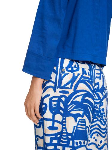 Leichte Leinen-Jacke 38 - Gentian