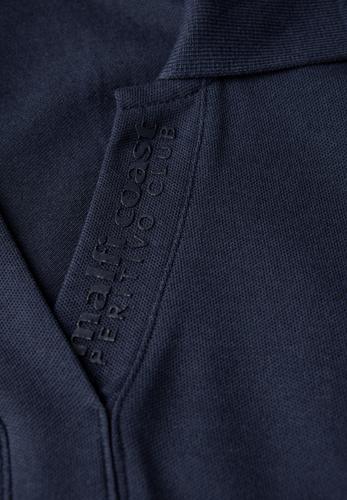 Piqué Polo-Kleid L - Urban Navy Blue