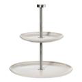 ASA SELECTION Etagere »saisons flach 2-stufig Ø 22 cm Sand«, Steingut