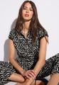 Gemusterter Jumpsuit 36/30 - Black