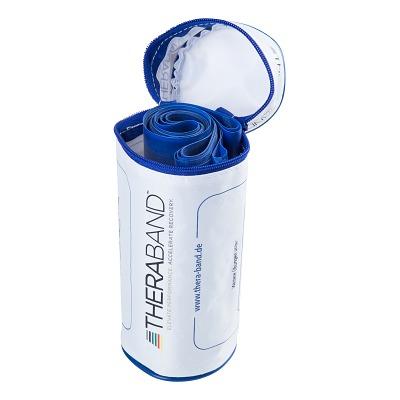 THERA-BAND TheraBand Übungsband in RV-Tasche 2,50 m, extra stark, blau, inkl. Anleitung One Size in Blau