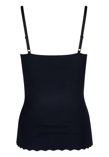 Skiny Damen Spaghettishirt herausnehmbare Pads Micro Essentials 42 - Black