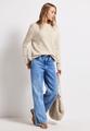 Rundhals Pullover 36 - Tusk Cream